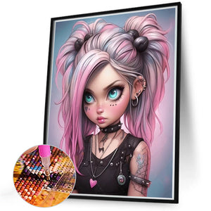 Little Girl 40*50CM(Canvas) Full Round Drill Diamond Painting