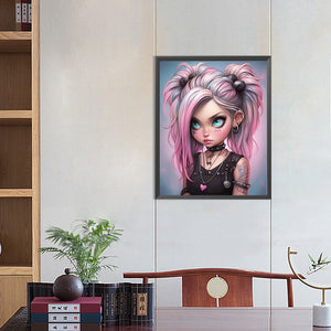 Little Girl 40*50CM(Canvas) Full Round Drill Diamond Painting