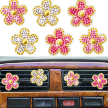 Load image into Gallery viewer, 6Pcs Diamond Painting Car Air Vent Clips Car Decor Gift for Women Girls (Flower)
