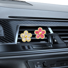 Load image into Gallery viewer, 6Pcs Diamond Painting Car Air Vent Clips Car Decor Gift for Women Girls (Flower)
