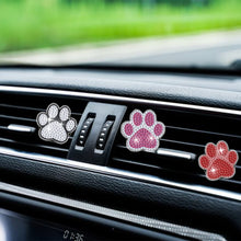 Load image into Gallery viewer, 6Pcs Diamond Painting Car Air Vent Clips Car Decor Gift for Women Girls(Dog Paw)
