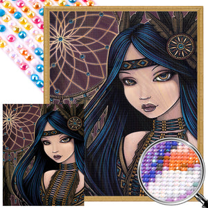 Wizard Girl 40*50CM(Picture) Full Round Drill Diamond Painting