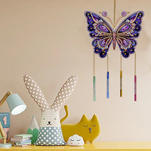 Load image into Gallery viewer, 2D Flat Butterfly Diamond Painting Wind Chimes Crystal Wind Chimes Pendant Kit
