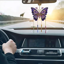 Load image into Gallery viewer, 2D Flat Butterfly Diamond Painting Wind Chimes Crystal Wind Chimes Pendant Kit
