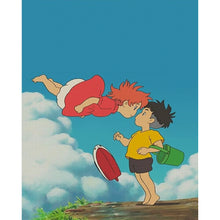 Load image into Gallery viewer, Yishu - Ponyo On The Cliff - 40*50CM 11CT 3 Stamped Cross Stitch
