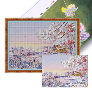 Spring Brand - Winter Morning - 55*42CM 11CT 3 Stamped Cross Stitch