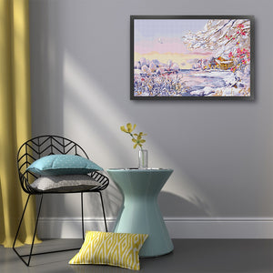 Spring Brand - Winter Morning - 55*42CM 11CT 3 Stamped Cross Stitch