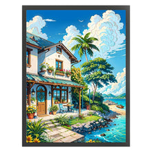 Load image into Gallery viewer, Huancan - Seaside Villa - 40*55CM 14CT 2 Stamped Cross Stitch
