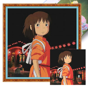 Yishu - Spirited Away - 40*40CM 11CT 3 Stamped Cross Stitch