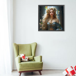 Art Goddess 40*40CM(Canvas) Full Round Drill Diamond Painting