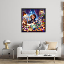 Load image into Gallery viewer, Late-Night Creative Worker 40*40CM(Canvas) Full Round Drill Diamond Painting
