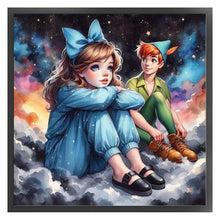 Load image into Gallery viewer, Huancan - Peter Pan And Wendy - 40*40CM 11CT 3 Stamped Cross Stitch
