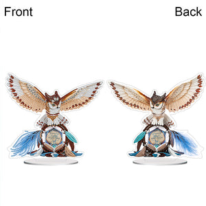 2D Flat Indian Eagle DIY Diamond Painting Desktop Ornaments Kit for Home Decor