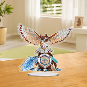 2D Flat Indian Eagle DIY Diamond Painting Desktop Ornaments Kit for Home Decor