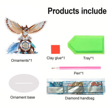 Load image into Gallery viewer, 2D Flat Indian Eagle DIY Diamond Painting Desktop Ornaments Kit for Home Decor
