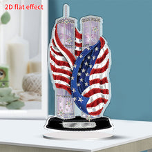 Load image into Gallery viewer, 2D Flat America Twin Tower DIY Diamond Painting Desktop Ornaments Kit Home Decor
