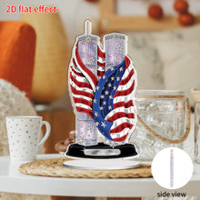 Load image into Gallery viewer, 2D Flat America Twin Tower DIY Diamond Painting Desktop Ornaments Kit Home Decor
