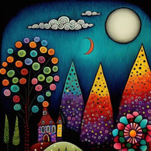 Load image into Gallery viewer, Colorful Night Scene 40*40CM(Canvas) Full Round Drill Diamond Painting
