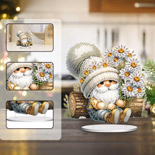 Load image into Gallery viewer, Acrylic Daisy Gnome 5D DIY Desktop Diamond Art Kits Bedroom Table Decoration
