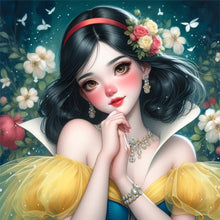 Load image into Gallery viewer, Yishu - Glamorous Princess - 50*50CM 11CT 3 Stamped Cross Stitch
