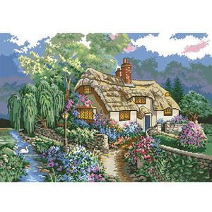 Joy Sunday - Sunset - 54*38CM 14CT 2 Stamped Cross Stitch