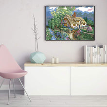 Load image into Gallery viewer, Joy Sunday - Sunset - 54*38CM 14CT 2 Stamped Cross Stitch

