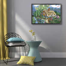 Load image into Gallery viewer, Joy Sunday - Sunset - 54*38CM 14CT 2 Stamped Cross Stitch

