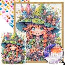 Load image into Gallery viewer, Forest Girl 40*50CM(Picture) Full Round Drill Diamond Painting
