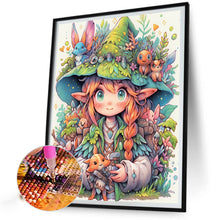 Load image into Gallery viewer, Forest Girl 40*50CM(Picture) Full Round Drill Diamond Painting
