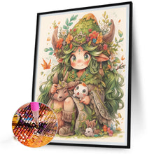 Load image into Gallery viewer, Forest Girl 40*50CM(Picture) Full Round Drill Diamond Painting
