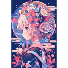 Load image into Gallery viewer, Cartoon Girl 40*60CM(Picture) Full Round Drill Diamond Painting
