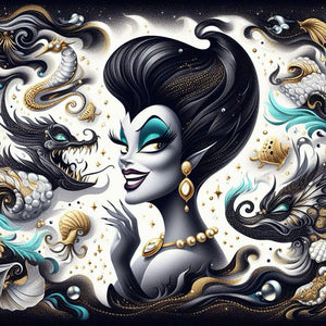 Villain - Ursula 40*40CM(Canvas) Full Round Drill Diamond Painting