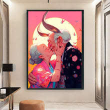 Load image into Gallery viewer, Huancan - Pink Bubbles At Sunset - 40*60CM 11CT 3 Stamped Cross Stitch
