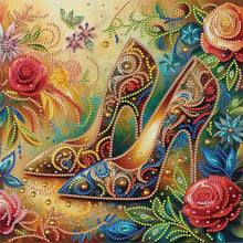 Load image into Gallery viewer, Dream Textured High Heels 30*30CM(Canvas) Partial Special Shaped Drill Diamond Painting
