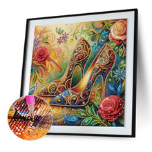 Load image into Gallery viewer, Dream Textured High Heels 30*30CM(Canvas) Partial Special Shaped Drill Diamond Painting

