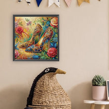 Load image into Gallery viewer, Dream Textured High Heels 30*30CM(Canvas) Partial Special Shaped Drill Diamond Painting
