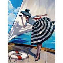 Load image into Gallery viewer, Looking Far Away 30*40CM(Picture) Full Square Drill Diamond Painting
