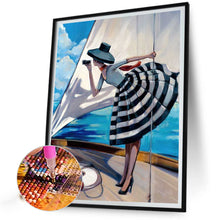 Load image into Gallery viewer, Looking Far Away 30*40CM(Picture) Full Square Drill Diamond Painting
