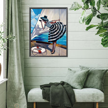 Load image into Gallery viewer, Looking Far Away 30*40CM(Picture) Full Square Drill Diamond Painting
