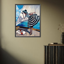 Load image into Gallery viewer, Looking Far Away 30*40CM(Picture) Full Square Drill Diamond Painting
