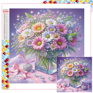 Flowers 40*40CM(Picture) Full Square Drill Diamond Painting