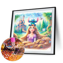 Load image into Gallery viewer, Stitch And Rapunzel 40*40CM(Canvas) Full Round Drill Diamond Painting
