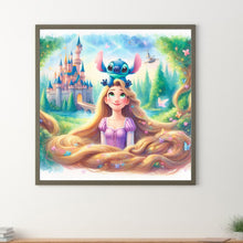 Load image into Gallery viewer, Stitch And Rapunzel 40*40CM(Canvas) Full Round Drill Diamond Painting
