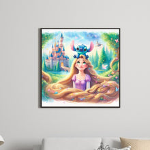 Load image into Gallery viewer, Stitch And Rapunzel 40*40CM(Canvas) Full Round Drill Diamond Painting
