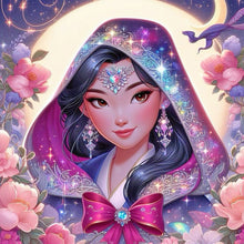 Load image into Gallery viewer, Princess Mulan With A Headband 40*40CM(Canvas) Full Round Drill Diamond Painting
