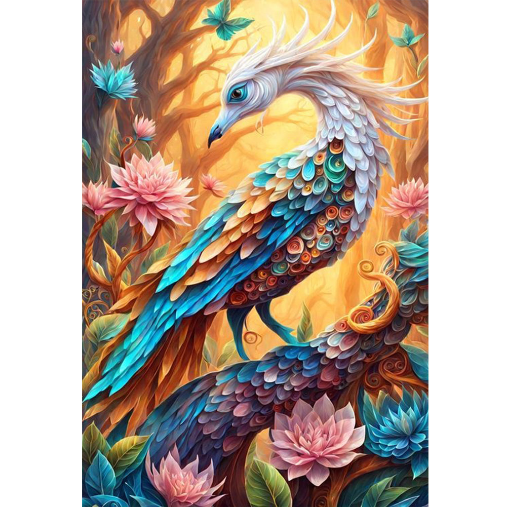 Bird - Full 11CT Stamped Cross Stitch 45x65CM - Yishu