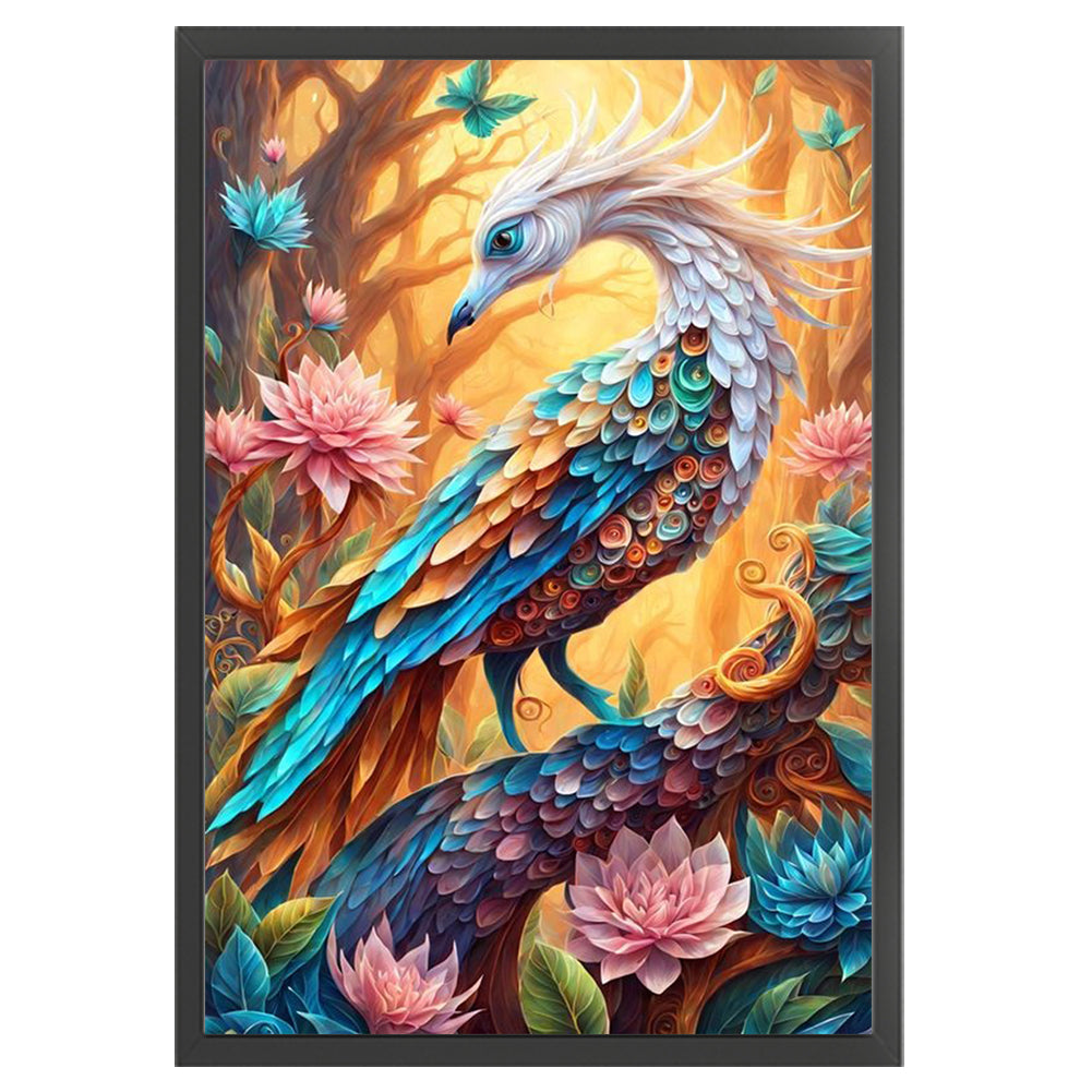 Bird - Full 11CT Stamped Cross Stitch 45x65CM - Yishu