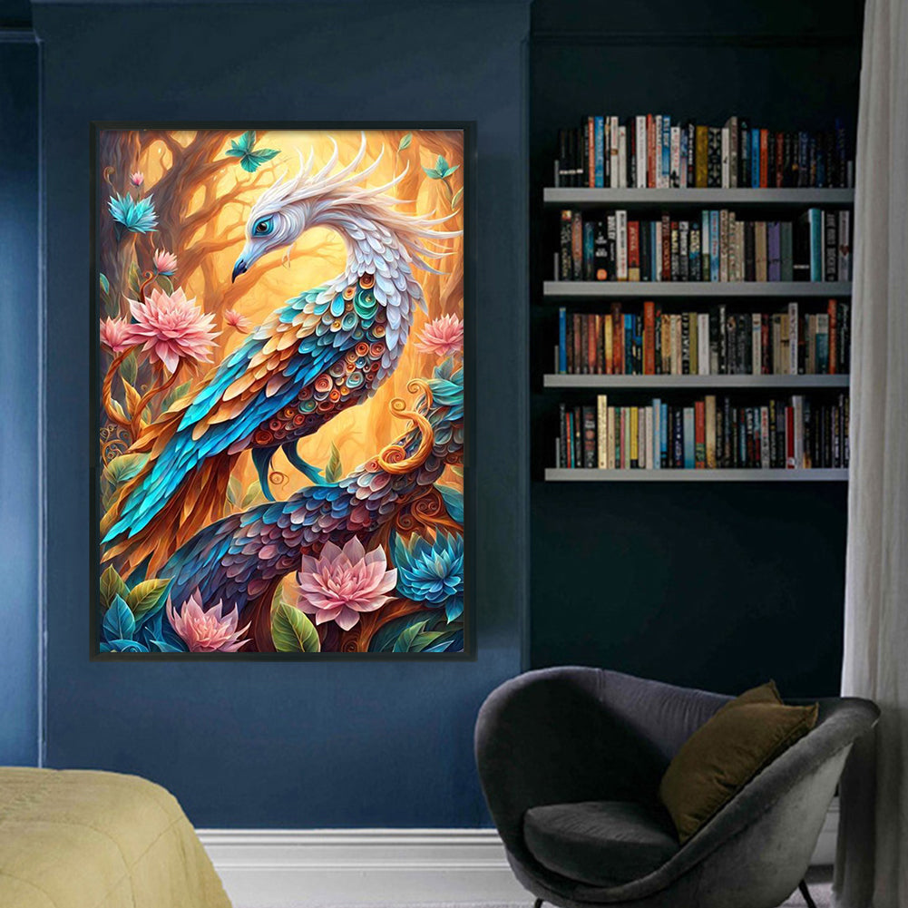 Bird - Full 11CT Stamped Cross Stitch 45x65CM - Yishu