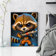 Load image into Gallery viewer, Yishu - Rocket Raccoon - 40*50CM 11CT 3 Stamped Cross Stitch
