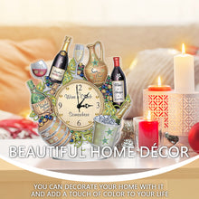 Load image into Gallery viewer, Acrylic Special Shaped Ice Bucket Wine 5D Diamond Painting Clock Art Craft
